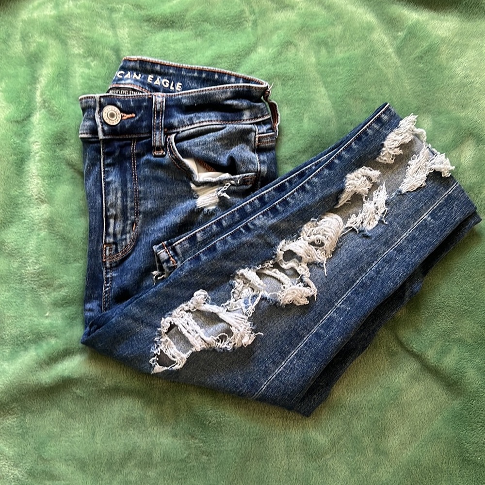 American eagle, next level stretch ripped jeans, *willing to negotiate